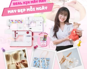 Deal Xịn Máy May, May Đẹp Mỗi Ngày Cùng Máy May Riccar