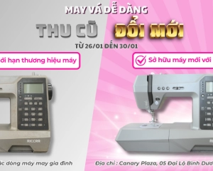 Thu Cũ Đổi Mới Máy May Gia Đình Tại Beauty Lady: Đổi Máy Cũ, Trải Nghiệm Mới
