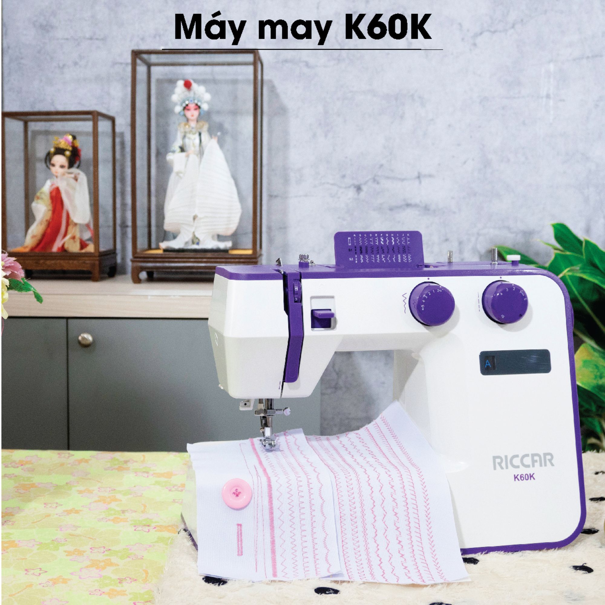 Máy May Gia Đình Riccar K60K